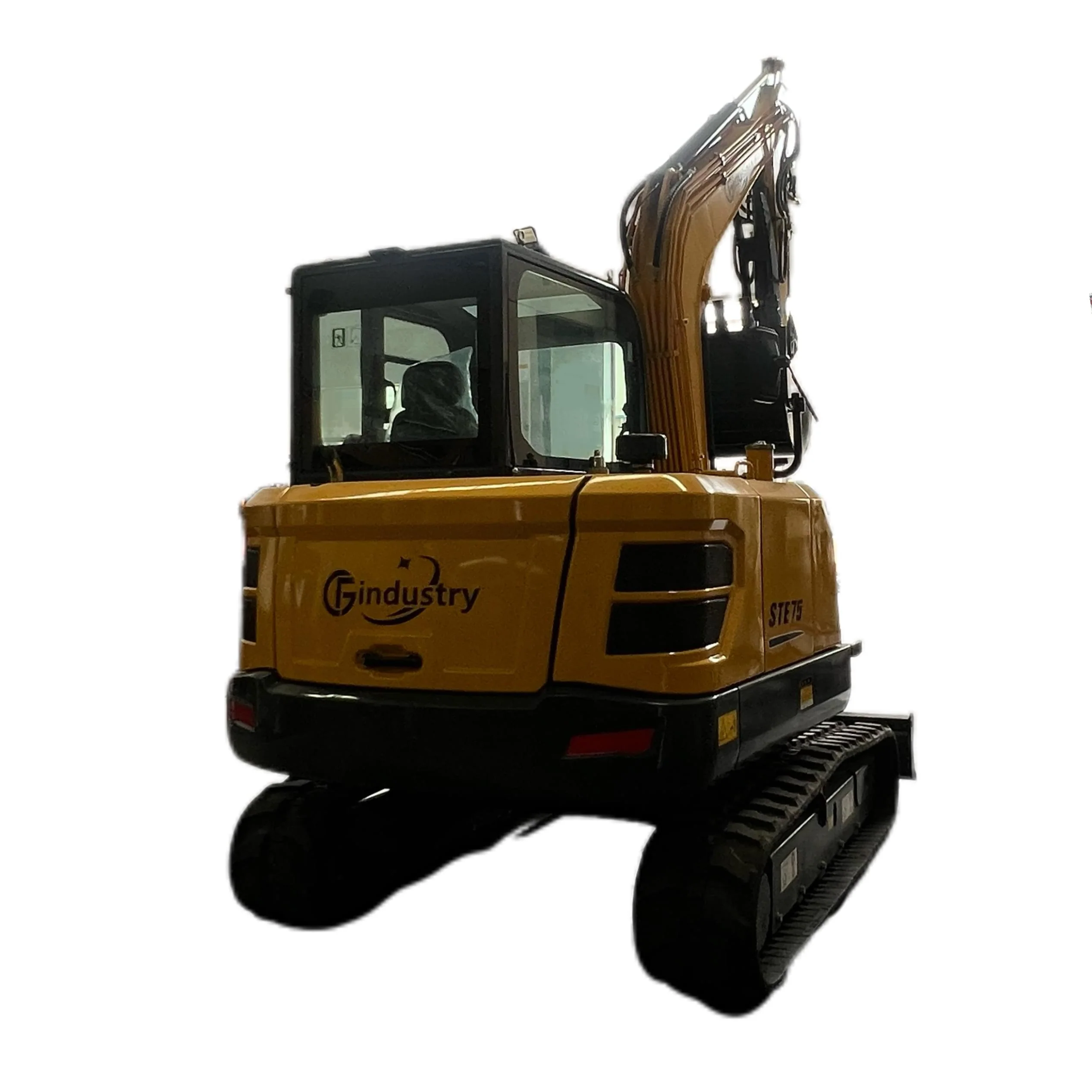 6 Ton Kubota Diesel Engine Excavator W/ Enclosed Cab & Pilot Control | STE75 - Image 3