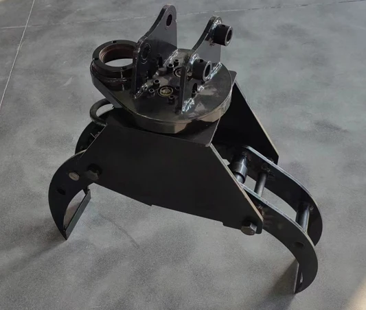Hydraulic Rotation Log Grapple for AGT Mini Excavator | 12EX-XZZMQ - Image 3
