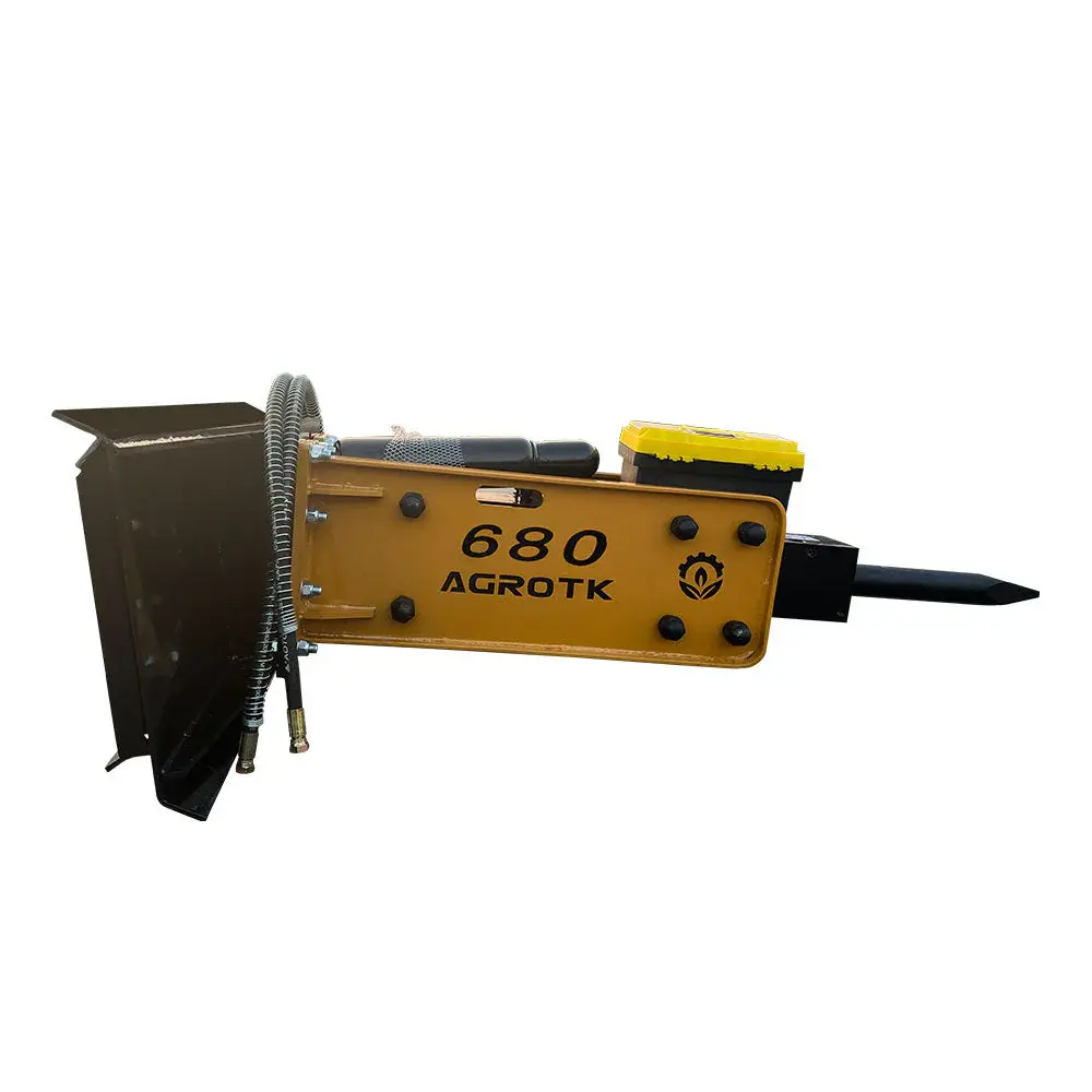 Skid Steer 680 Hydraulic Concrete Breaker | AGT-SSHH-680A - Image 4